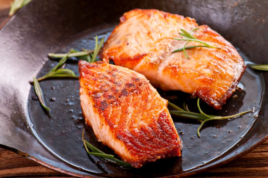 Salmon has omega-3 fatty acids